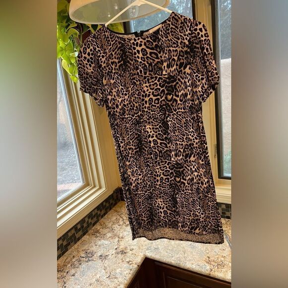 Retro/ vintage Leopard Dress - Picture 3 of 5